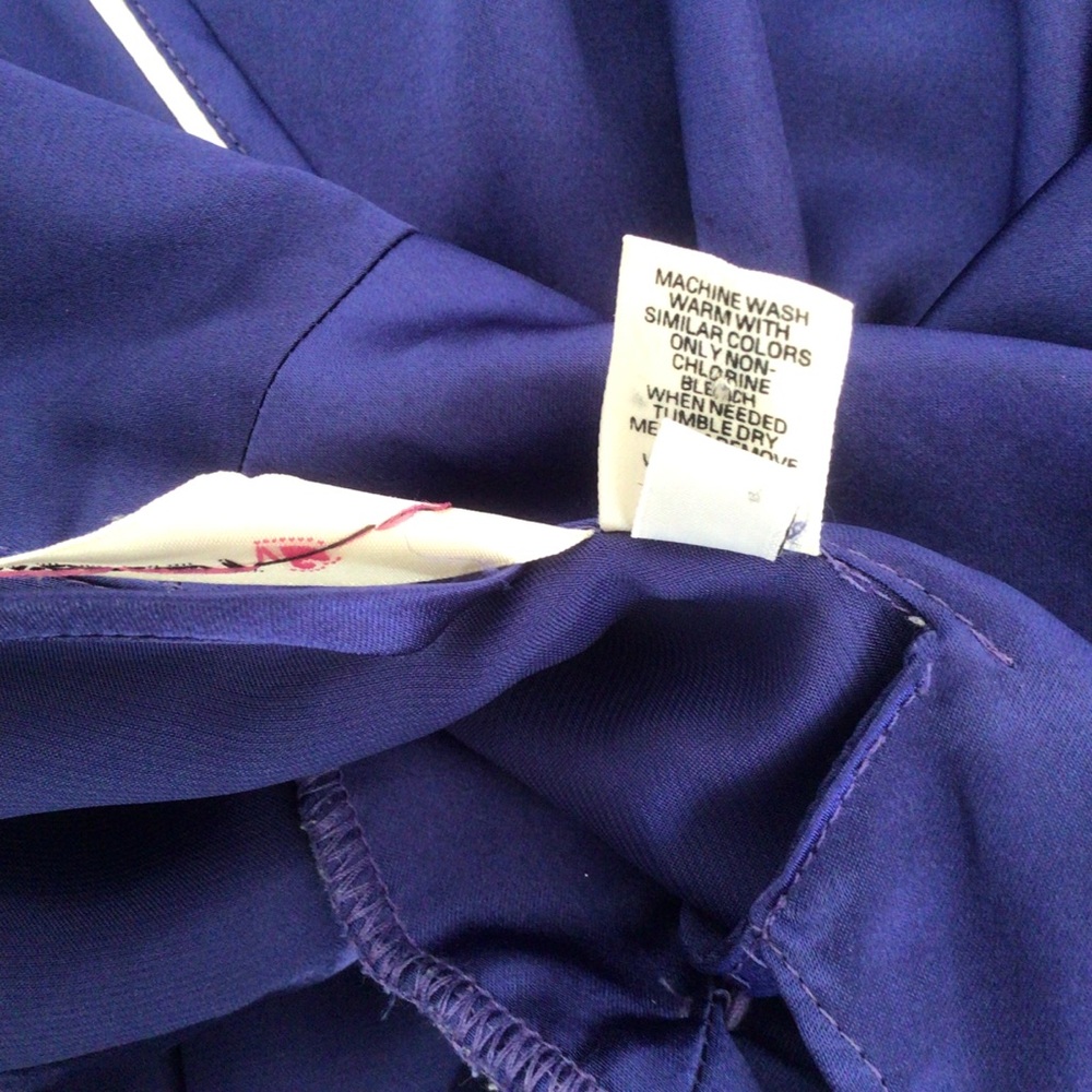 VINTAGE VICTORIAS SECRET 90’s VINTAGE BLUE SATIN LONG ROBE SMALL - Picture 6 of 9